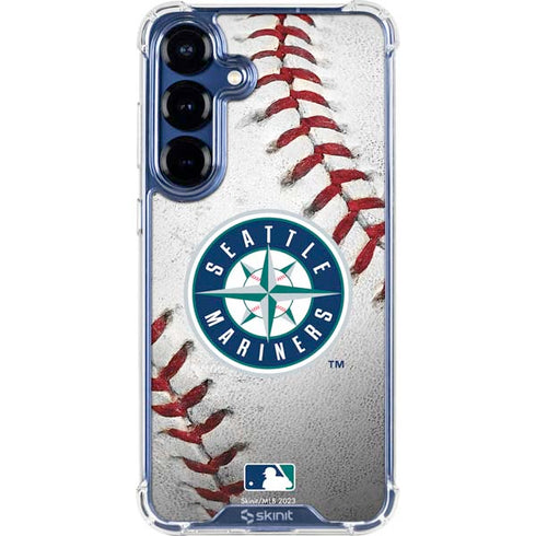 MLB Seattle Mariners Game Ball Galaxy S25 Clear Case